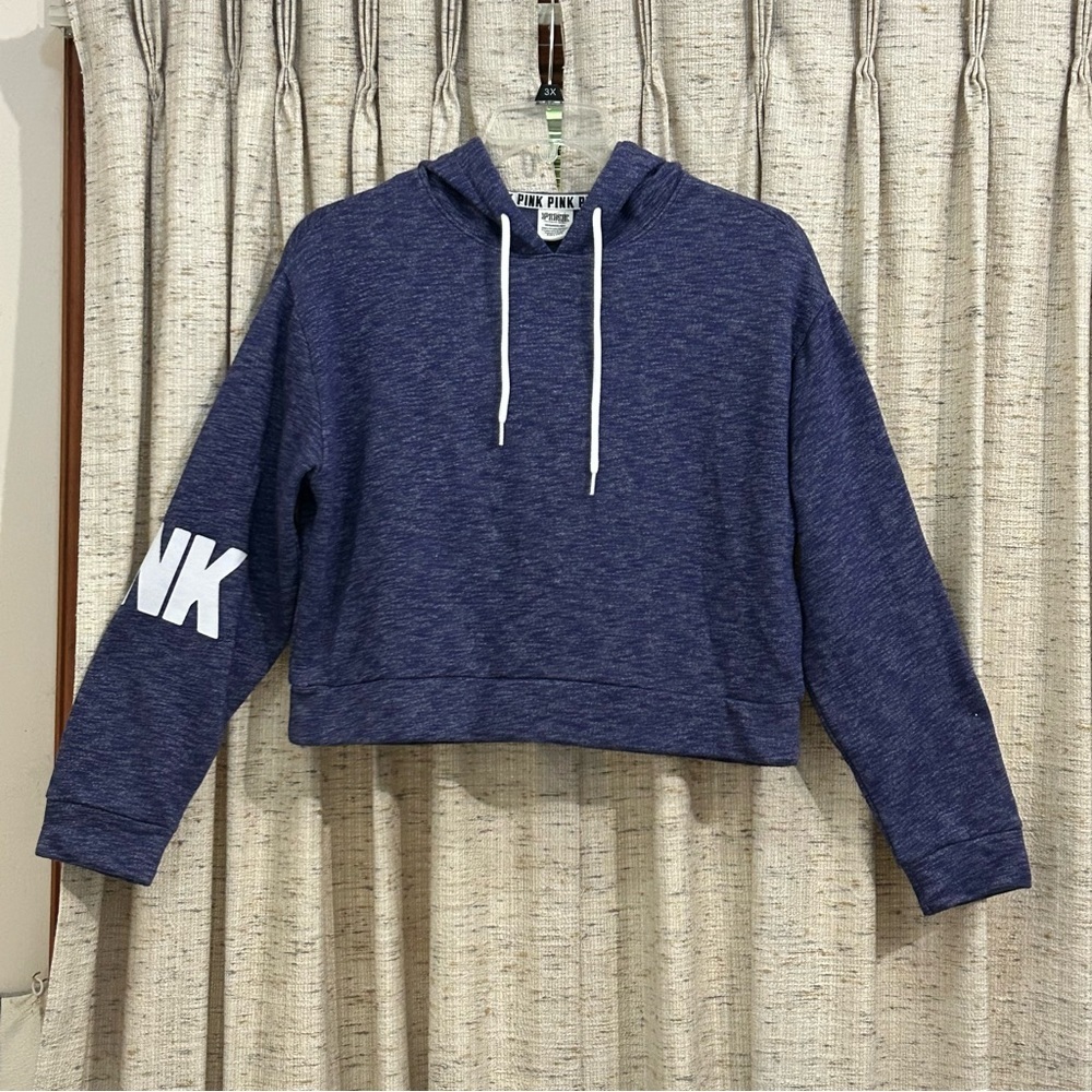 PINK Victoria's Secret Cropped Hoodie - Small